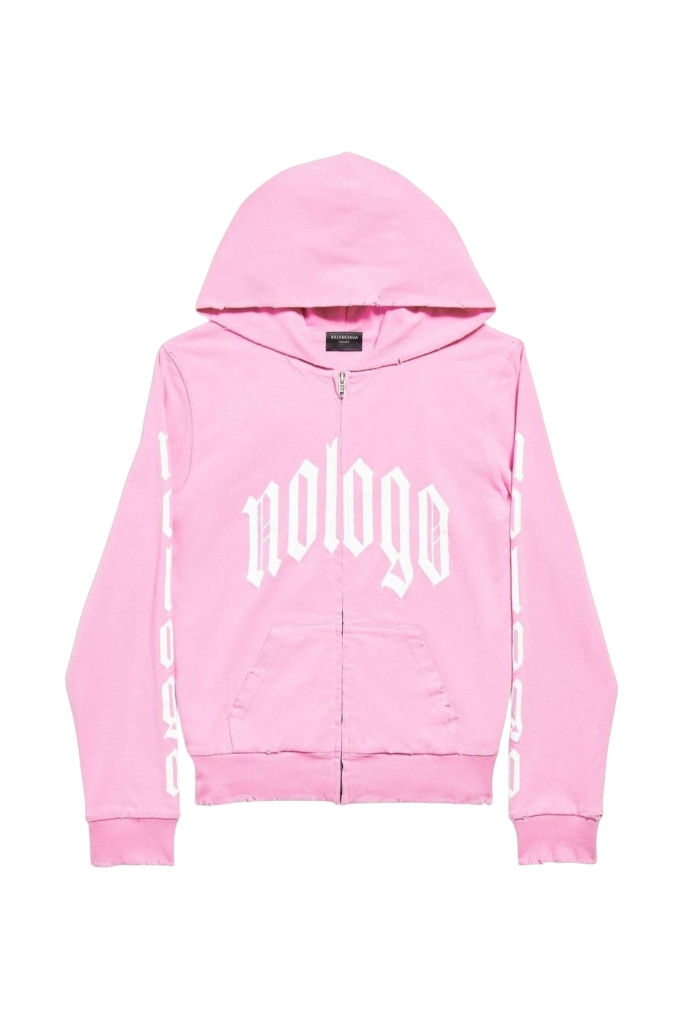 BALENCIAGA NO LOGO PINK ZIP UP WMNS