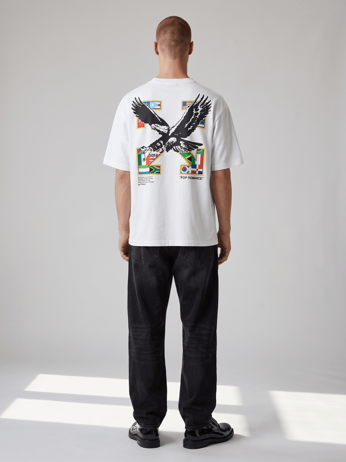 OFF WHITE X BRIGADE STAFF T-SHIRT WHITE