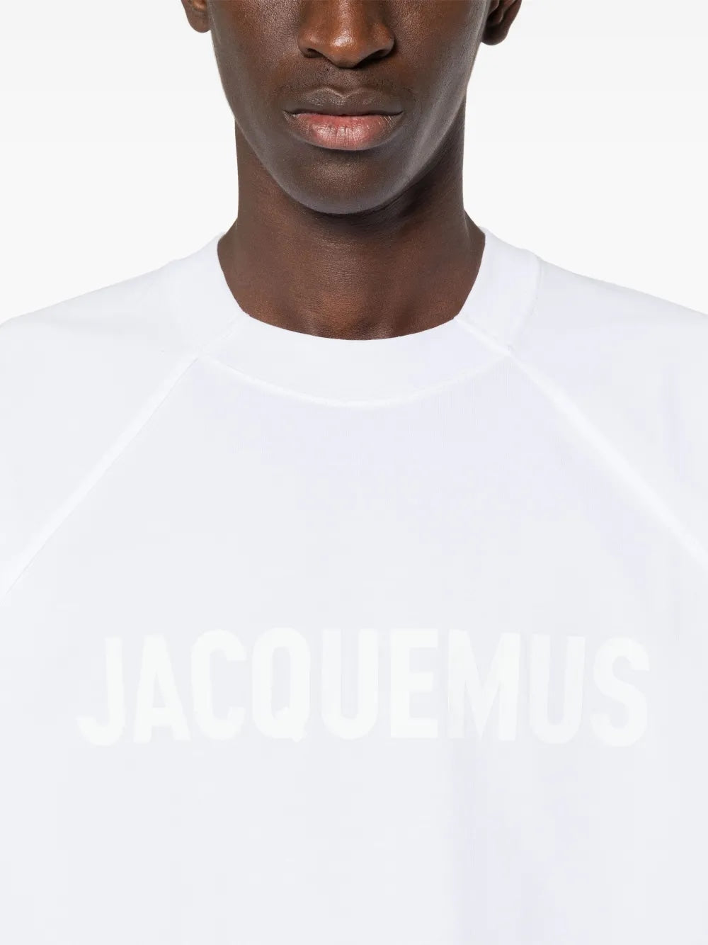 JACQUEMUS BIG LOGO T SHIRT WHITE