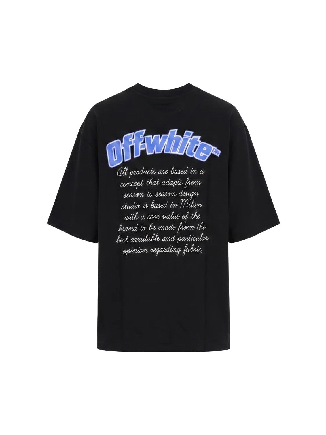 OFF WHITE VARSITY 23 T-SHIRT BLACK