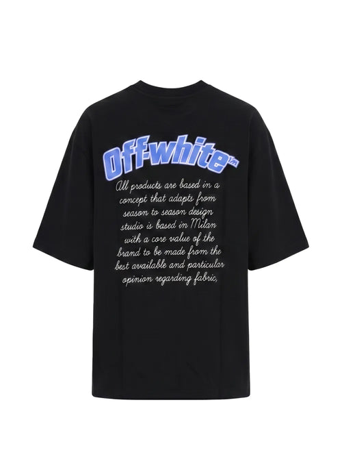 OFF WHITE VARSITY 23 T-SHIRT BLACK