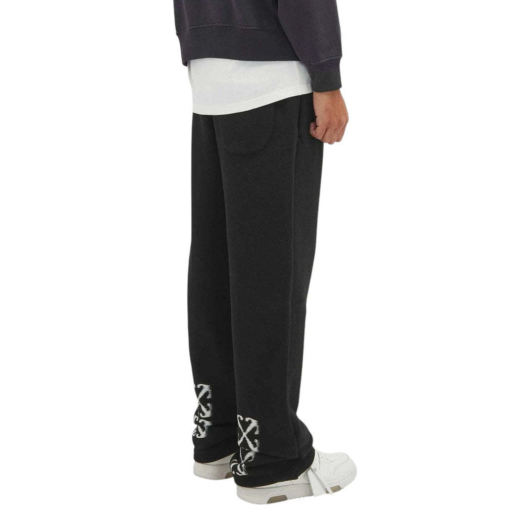 OFF WHITE WINDY ARROW BLACK SWEATPANTS