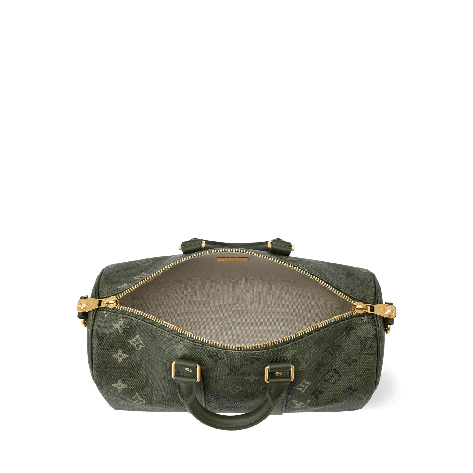 LOUIS VUITTON MONOGRAM KEEPALL BANDOULIERE 35 KHAKI GREEN