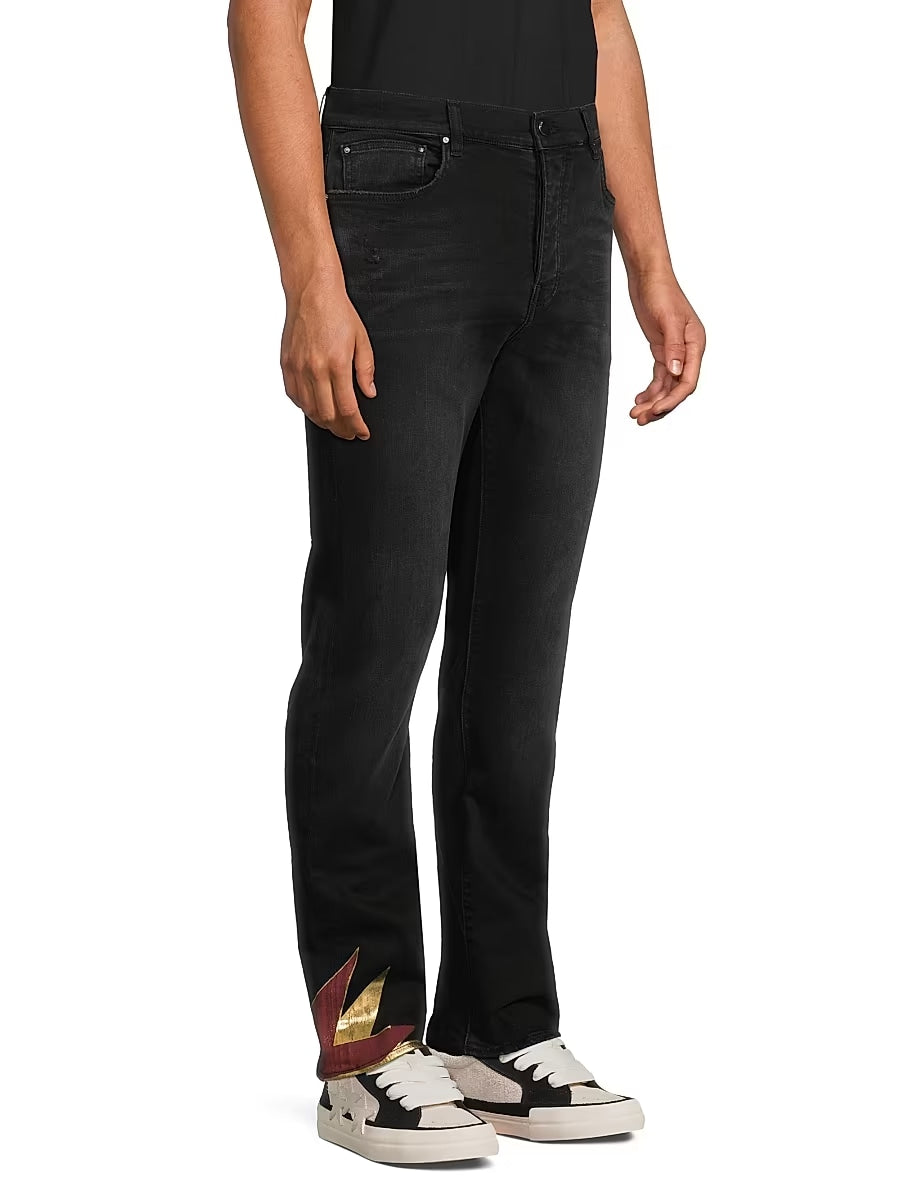 AMIRI SHADOW SLIM JEANS BLACK
