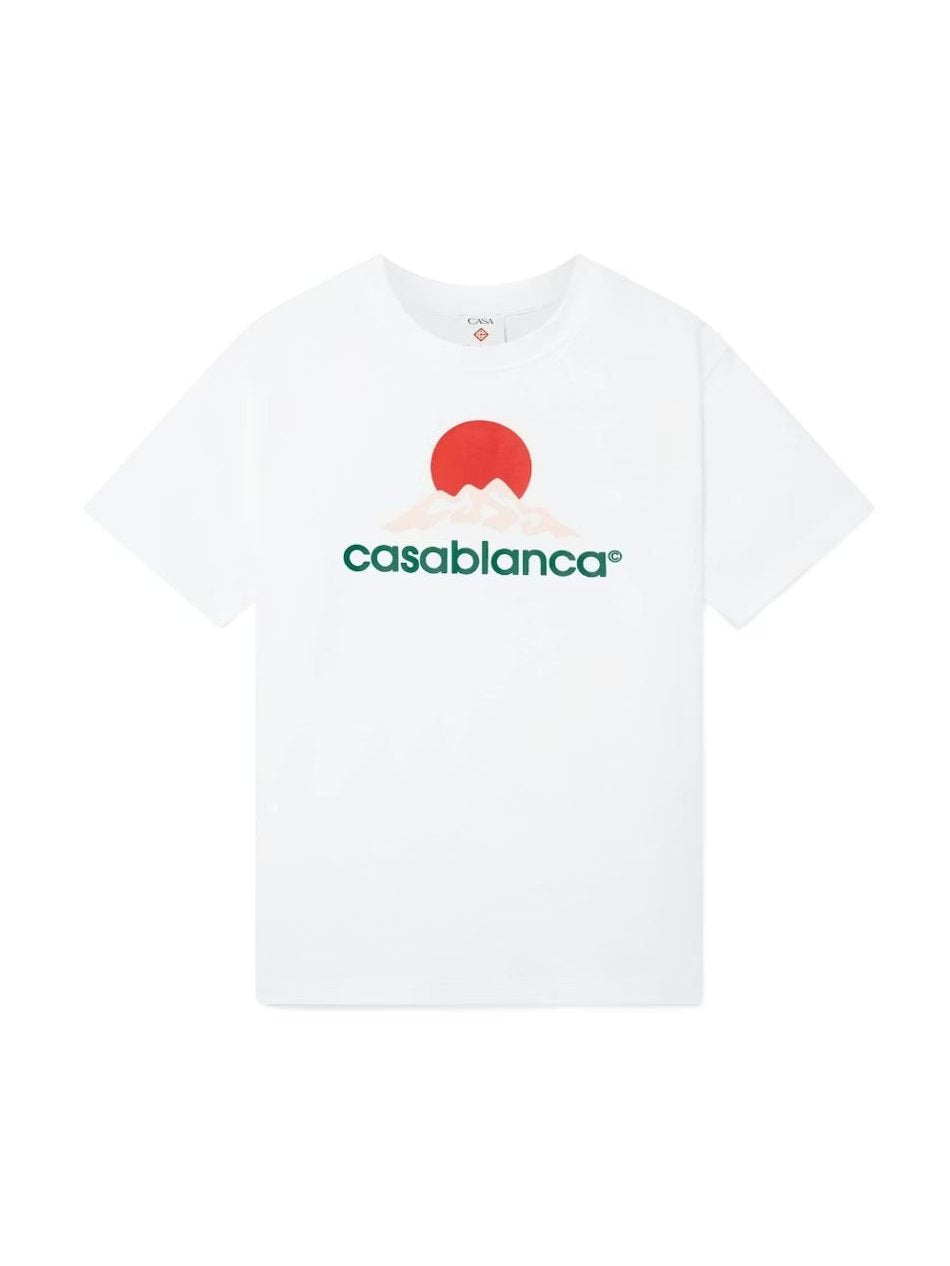 CASABLANCA MONTAGNE T-SHIRT WHITE