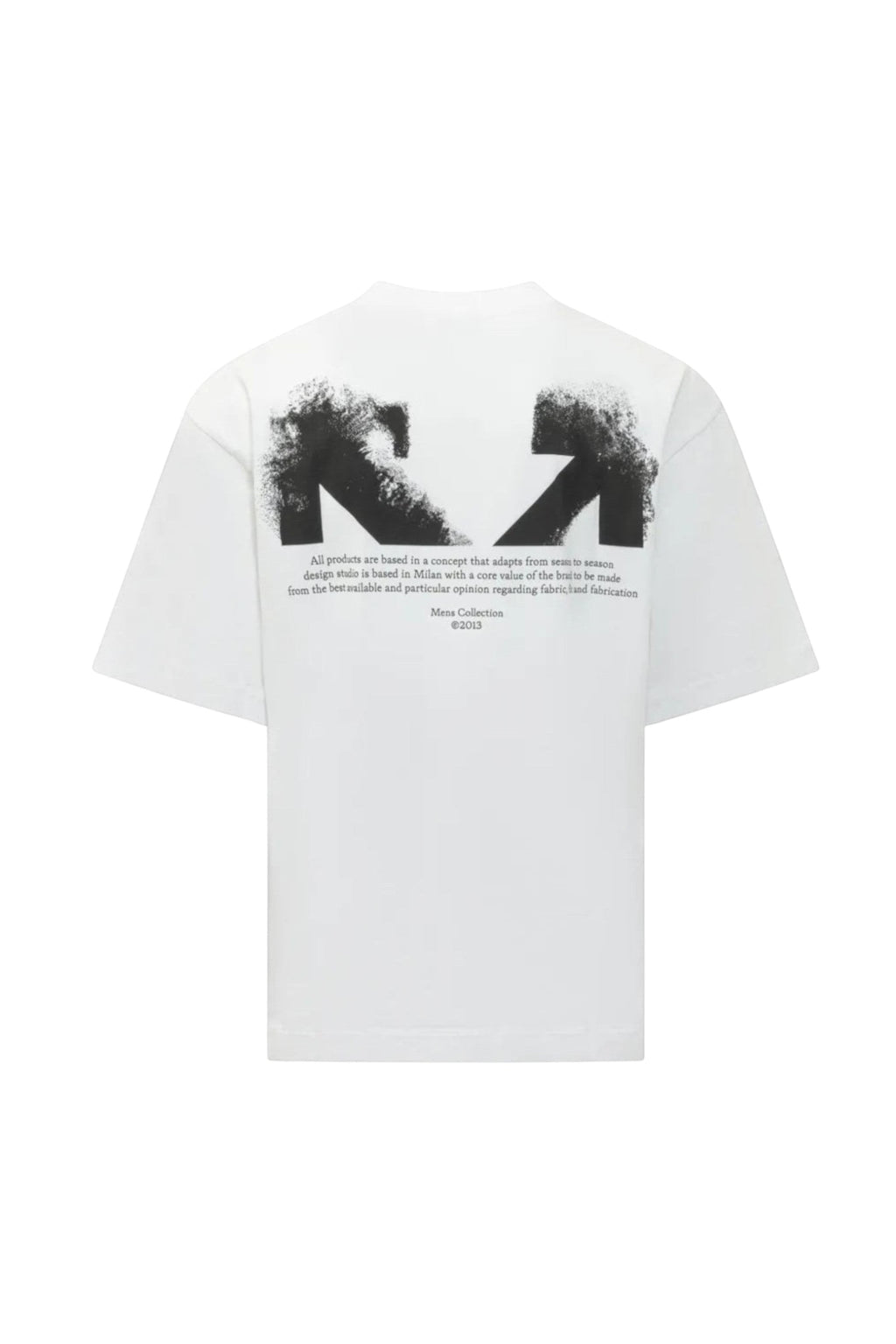 OFF WHITE HALF ARROW SKATE T SHIRT WHITE