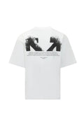 OFF WHITE HALF ARROW SKATE T SHIRT WHITE