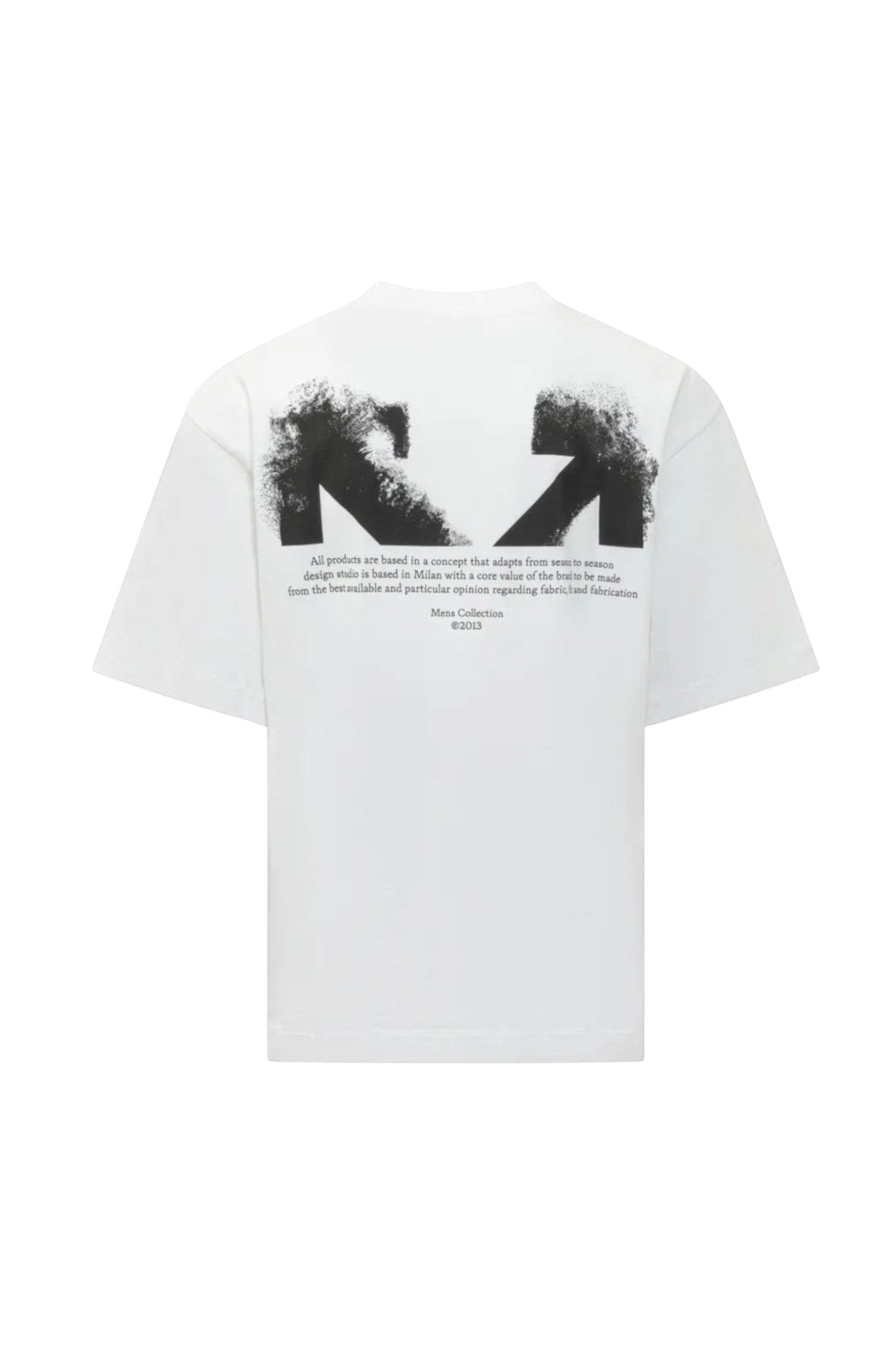 OFF WHITE HALF ARROW SKATE T SHIRT WHITE