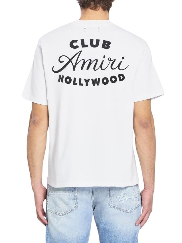 AMIRI CLUB HOLLYWOOD WHITE T-SHIRT