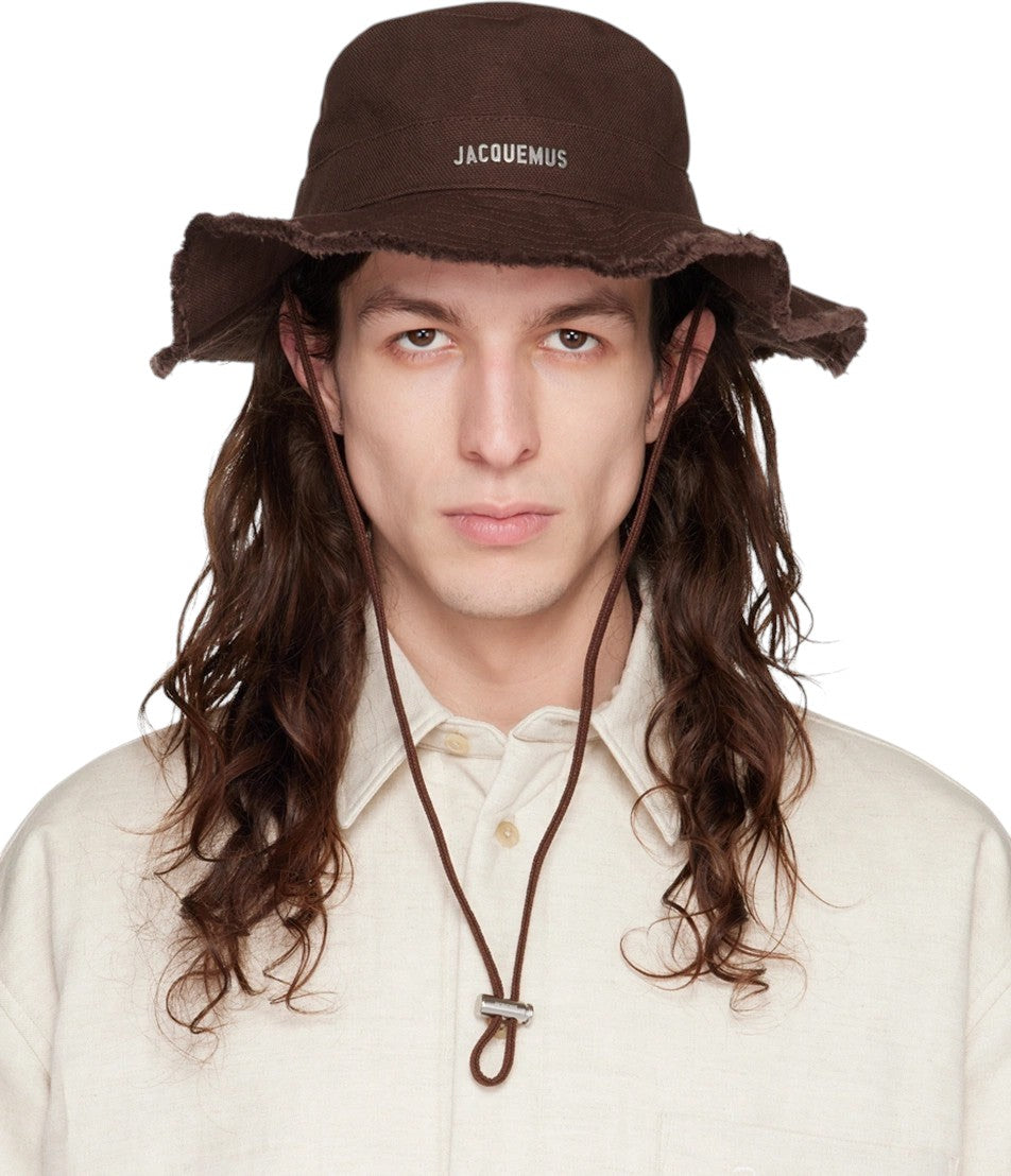 JACQUEMUS BROWN 'THE ARTICHAUT' BUCKET HAT