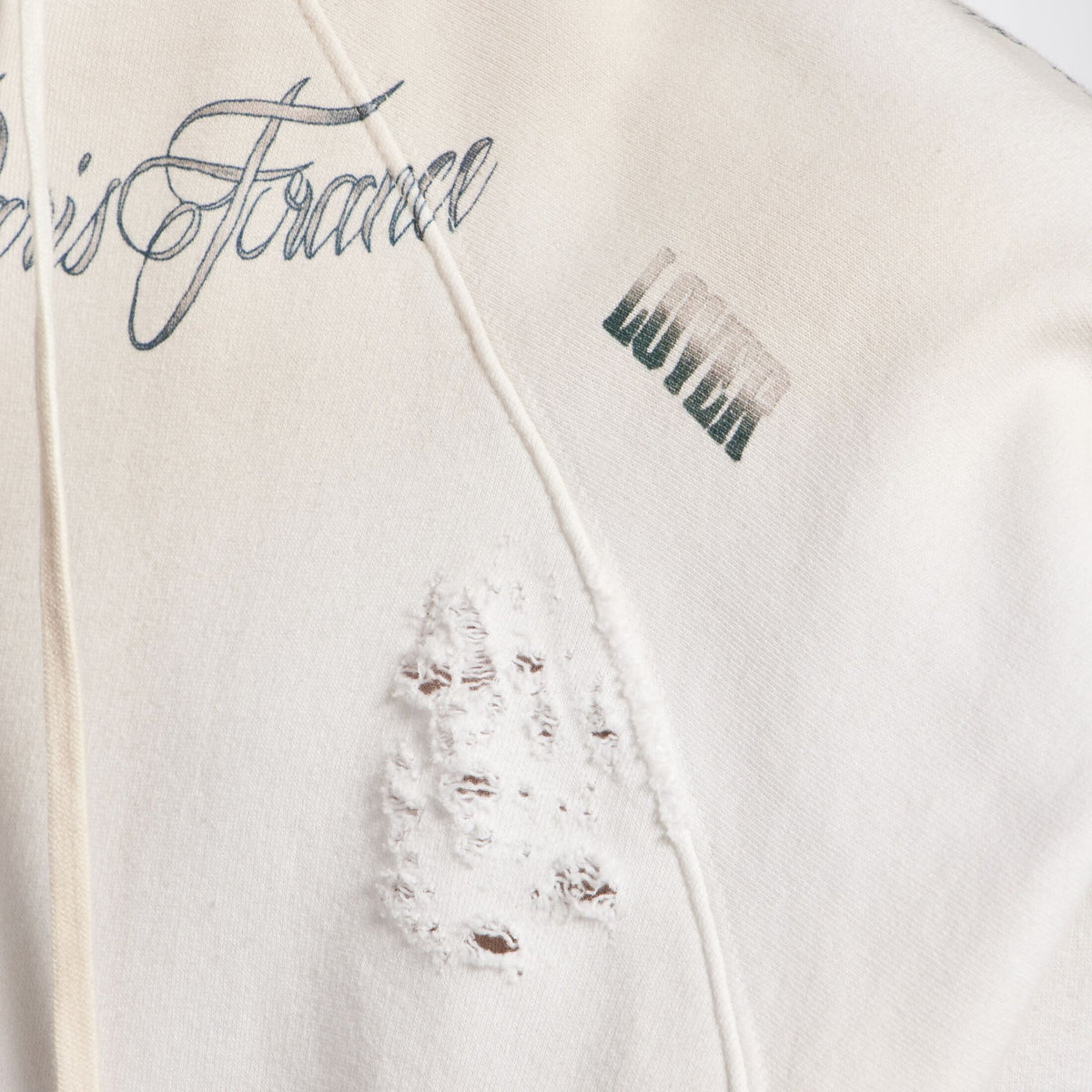 BALENCIAGA CLASSIC INK ZIP UP DUSTY WHITE