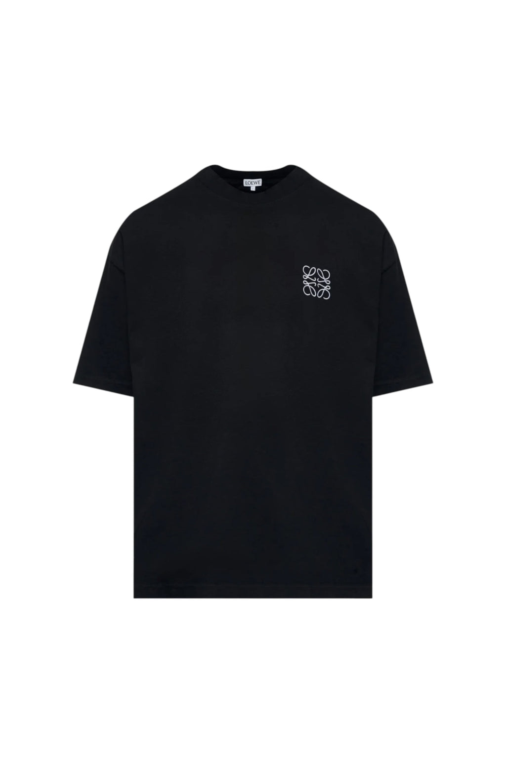 LOEWE ANAGRAM MINI LOGO T SHIRT BLACK