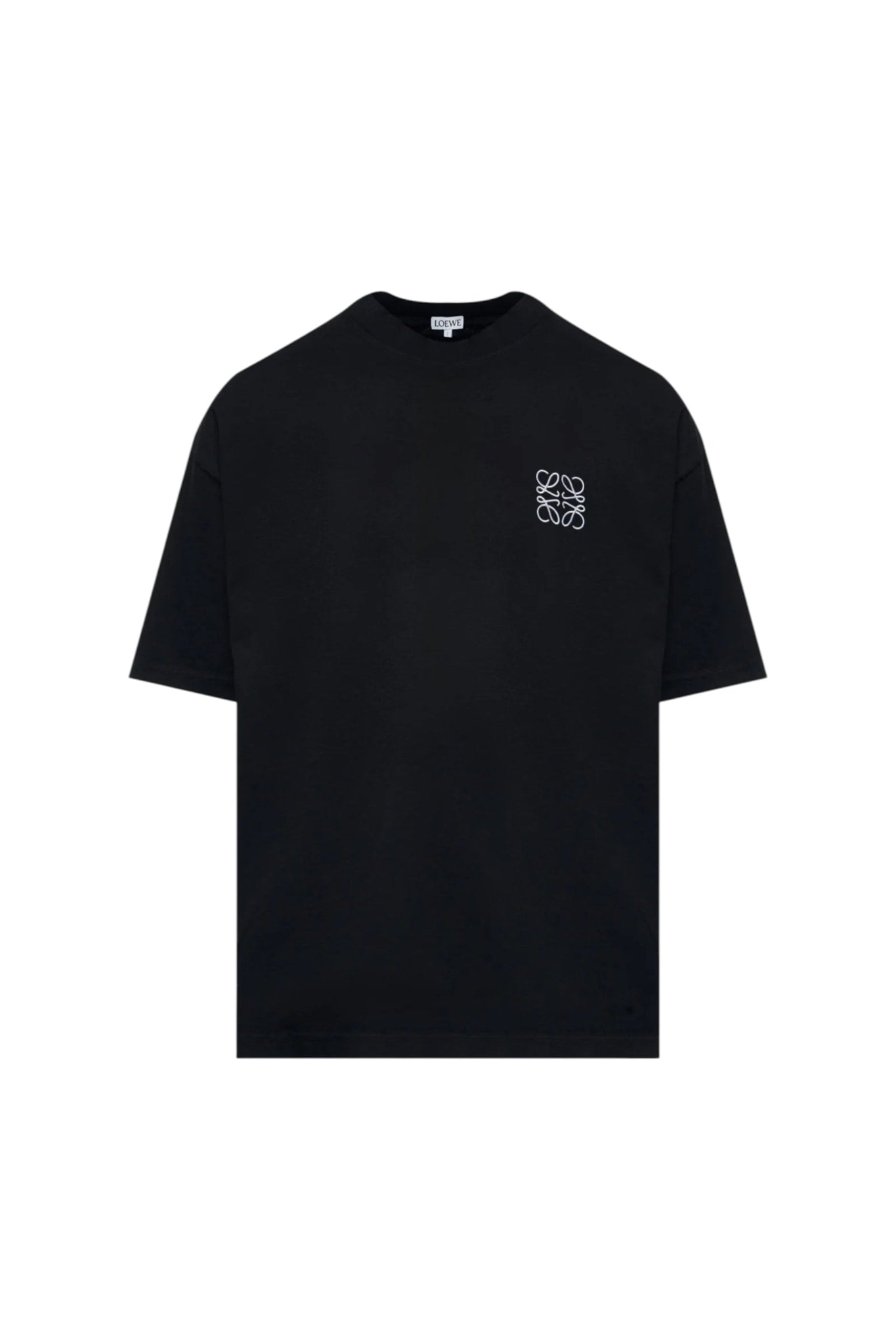 LOEWE ANAGRAM MINI LOGO T SHIRT BLACK