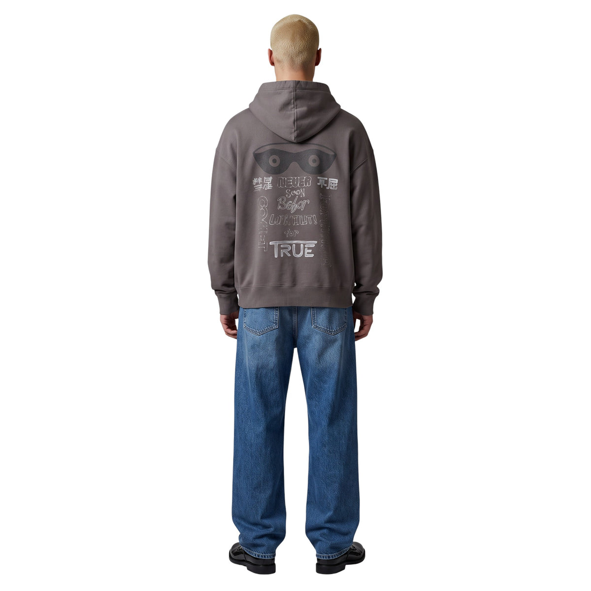 MAISON MIHARA YASUHIRO × MENDRILL DISTRESSED HOODIE BLACK