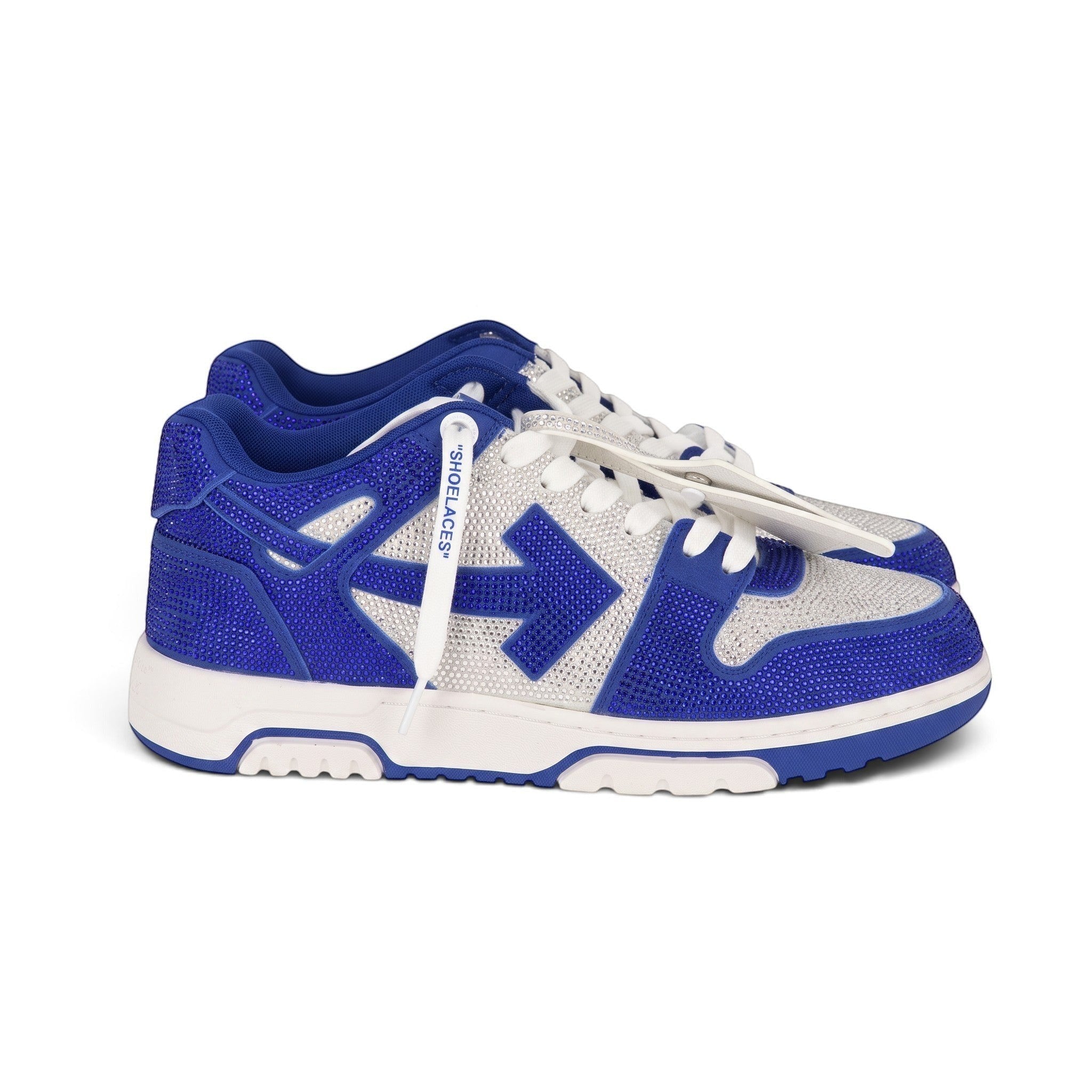 OFF WHITE OUT OF OFFICE CRYSTAL EMBELLISHED NAVY WHITE