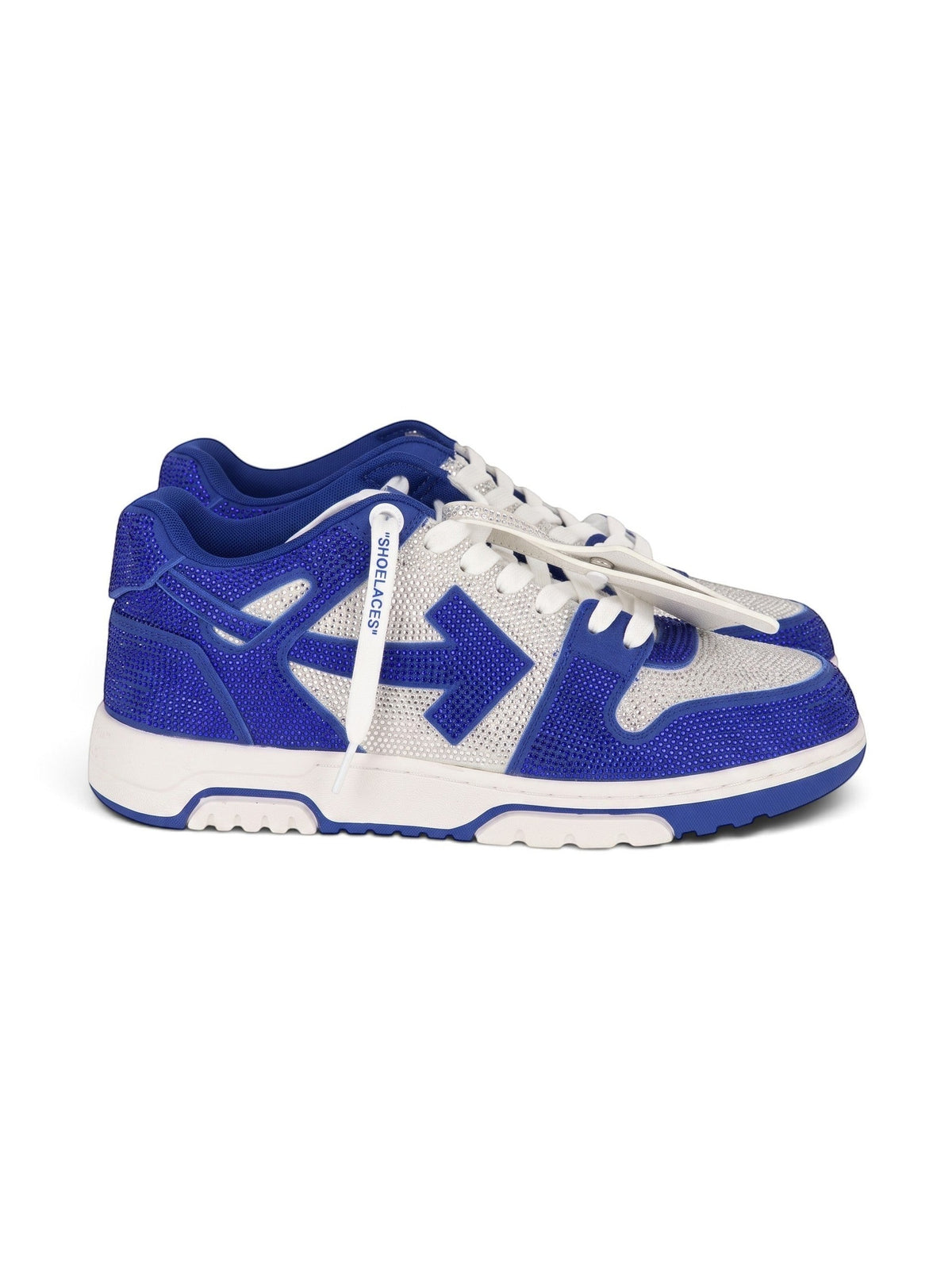 OFF WHITE OUT OF OFFICE CRYSTAL EMBELLISHED NAVY WHITE