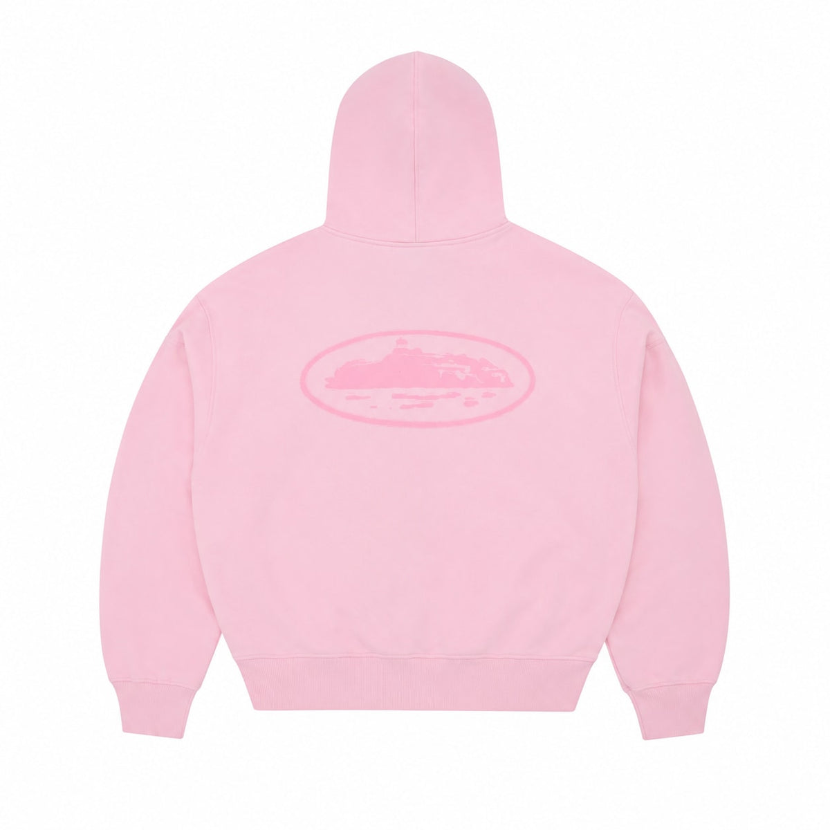 CORTEIZ ISLAND KNOCKOUT ZIP UP HOODIE PINK