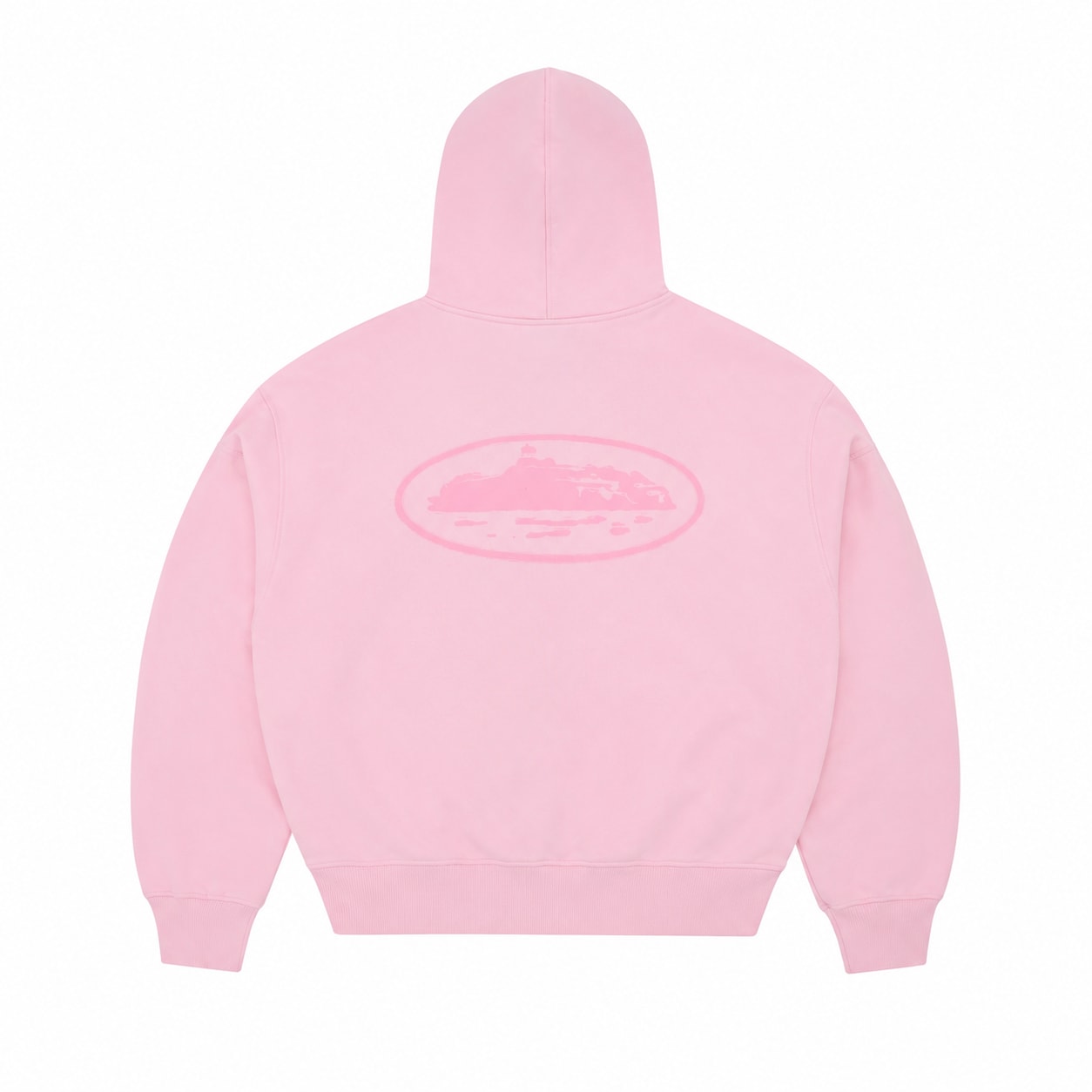 CORTEIZ ISLAND KNOCKOUT ZIP UP HOODIE PINK