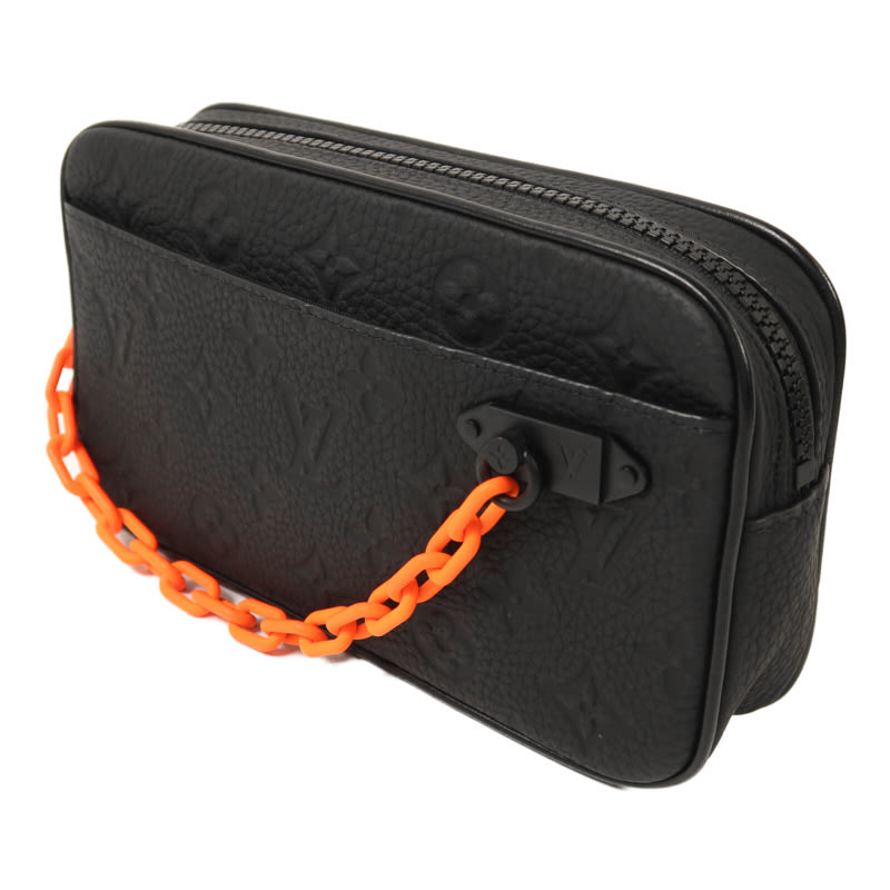 LOUIS VUITTON BLACK TAURILLON MONOGRAM LEATHER SOLAR RAY