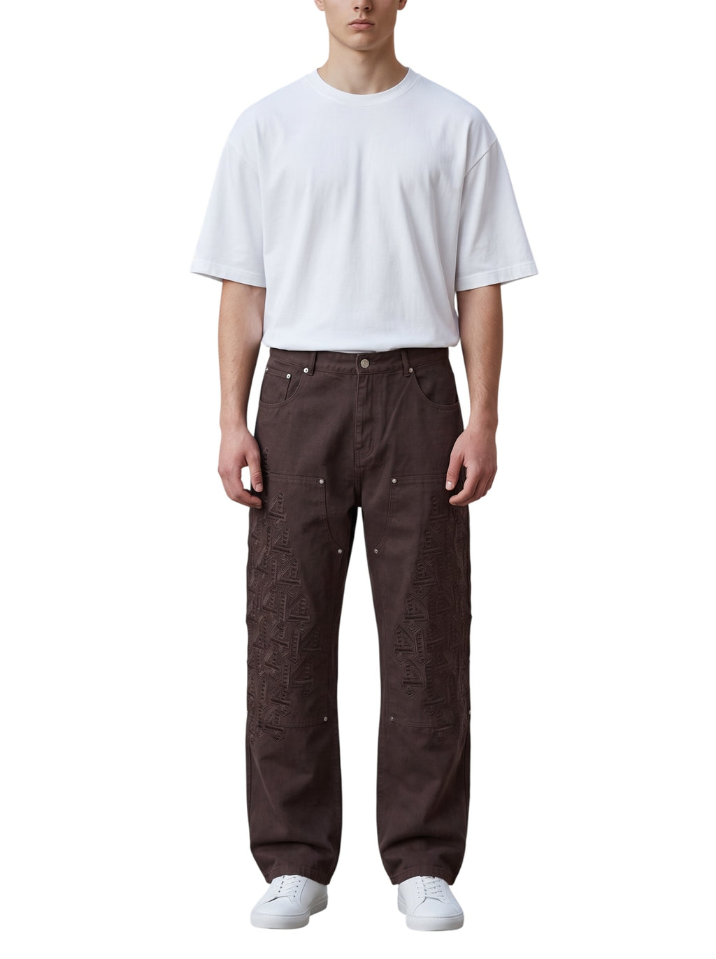 VALLEY CHARLIE DENIM BROWN PANTS