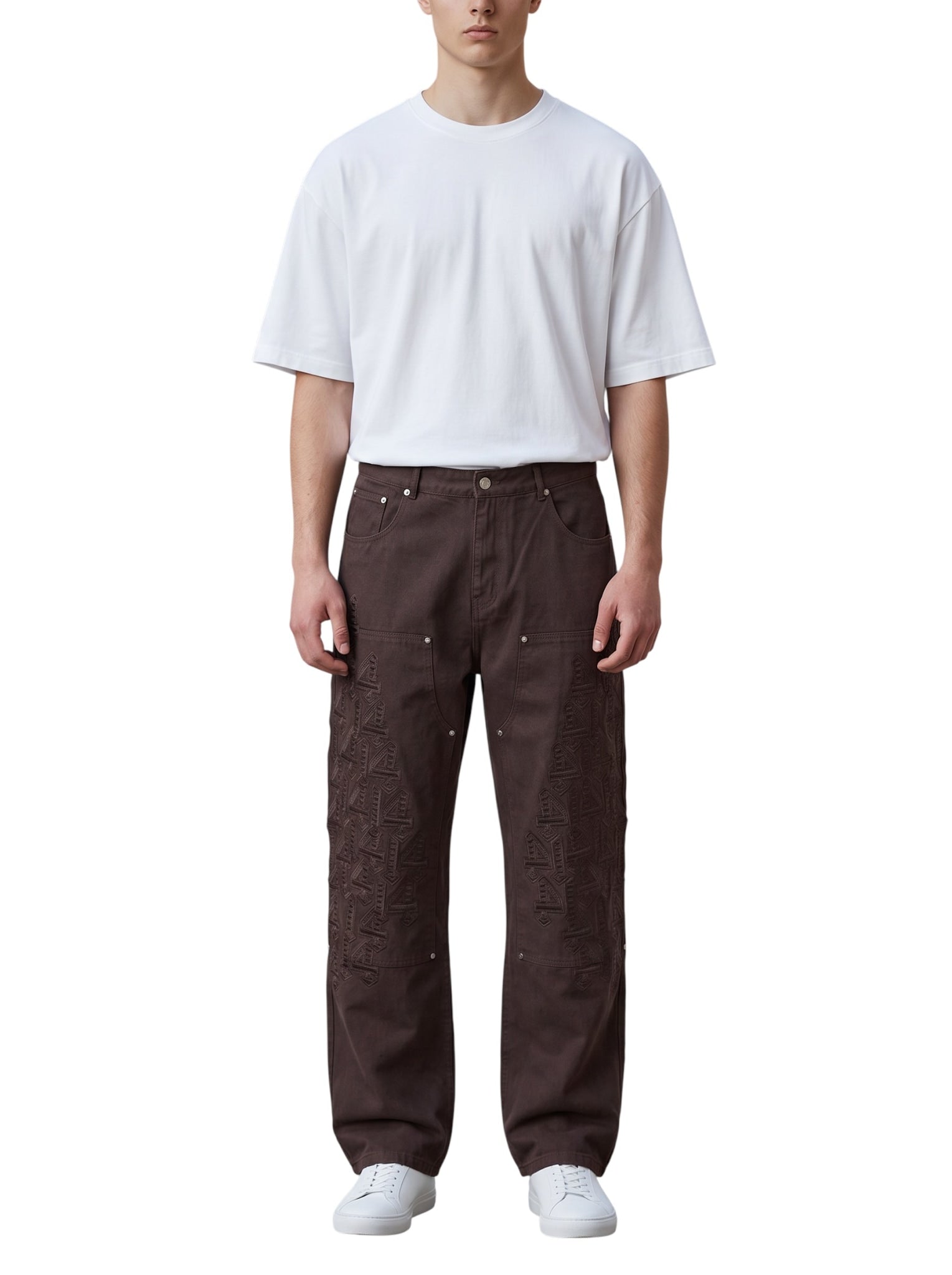 VALLEY CHARLIE DENIM BROWN PANTS