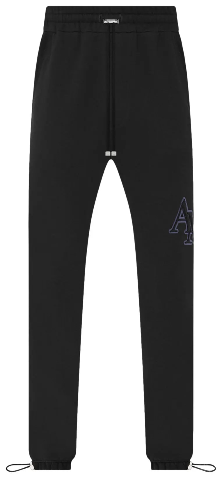 AMIRI STAGGERED SWEATPANTS BLACK