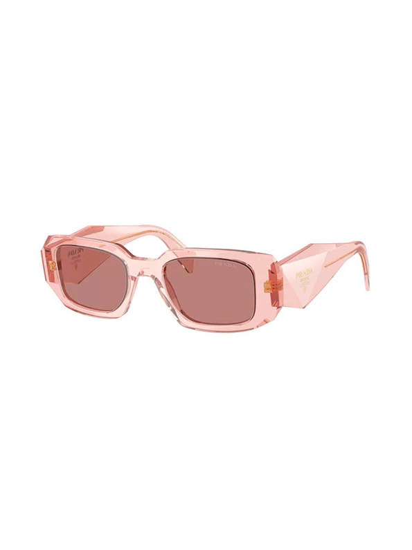 PRADA TRANSPARENT PINK SYMBOLE SUNGLASSES