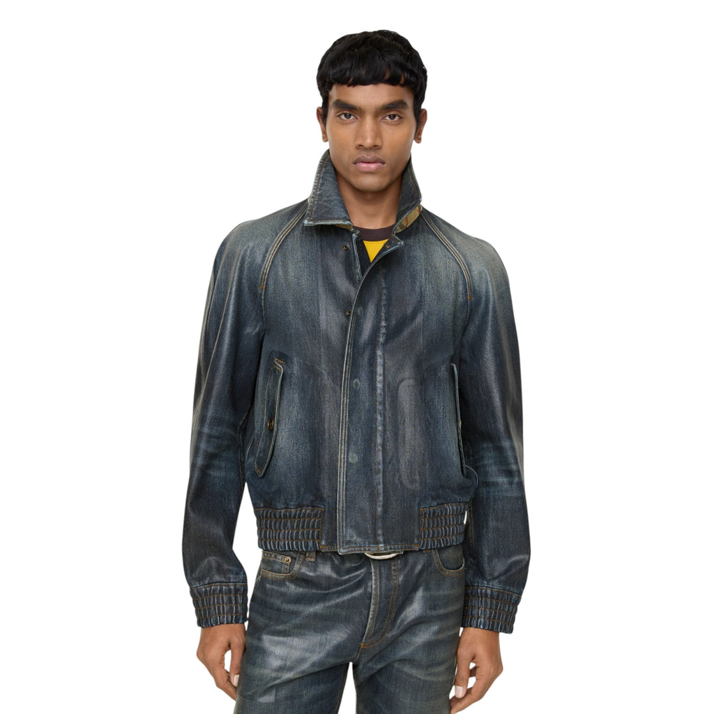 BURBERRY COATED DENIM JACKET