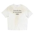 ACNE STUDIOS DUSTY WHITE SPRAYED 1996 LOGO T-SHIRT