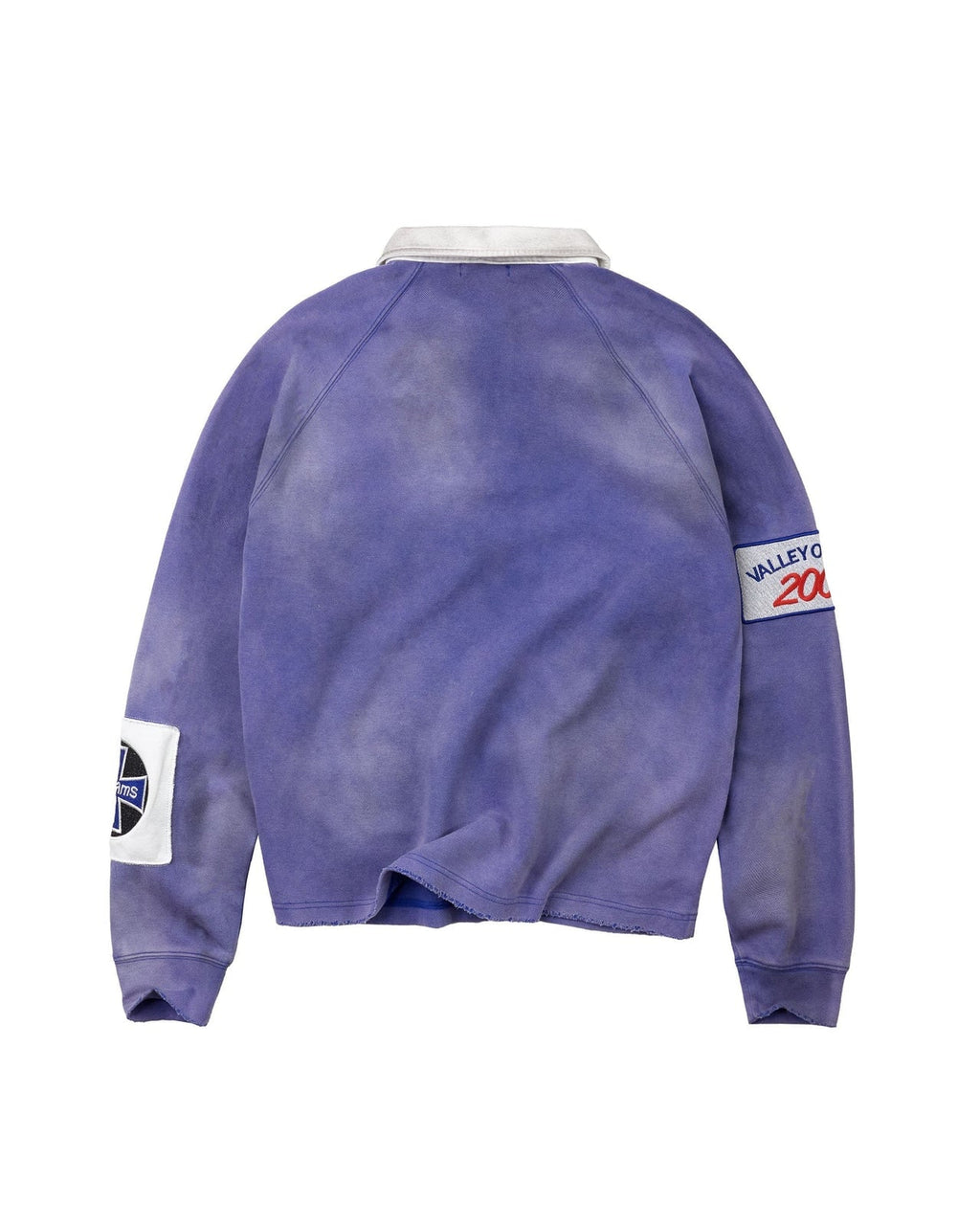 VALLEY FOREVER BEN RUGBY LONG SLEEVE POLO BLUE