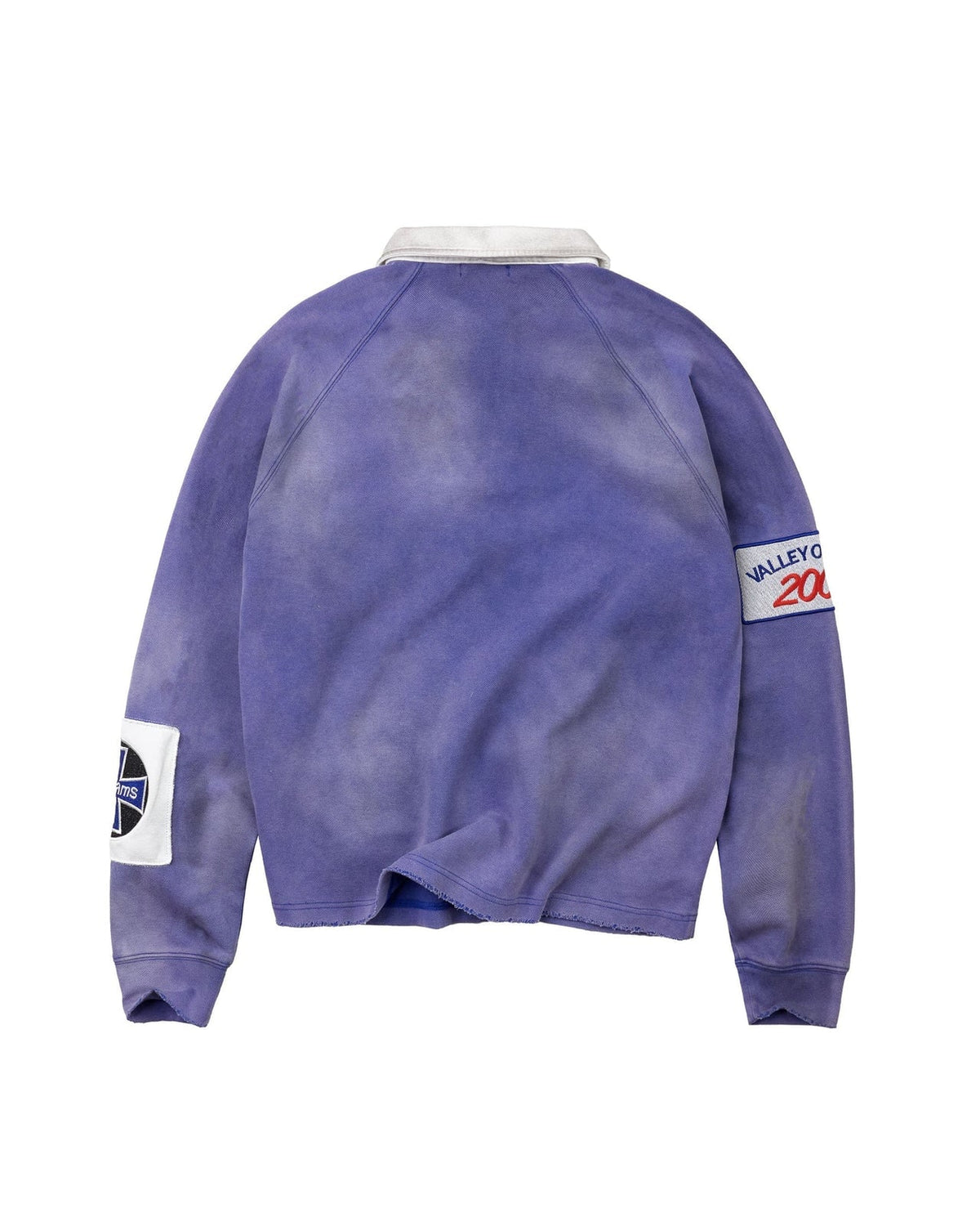 VALLEY FOREVER BEN RUGBY LONG SLEEVE POLO BLUE