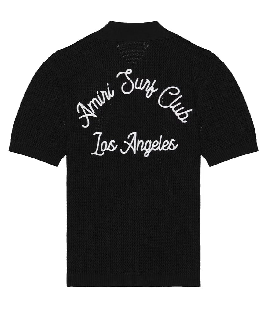 AMIRI SURF CLUB SHIRT BLACK