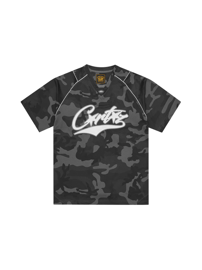 CORTEIZ BTR PRACTICE TOP BLACK CAMO