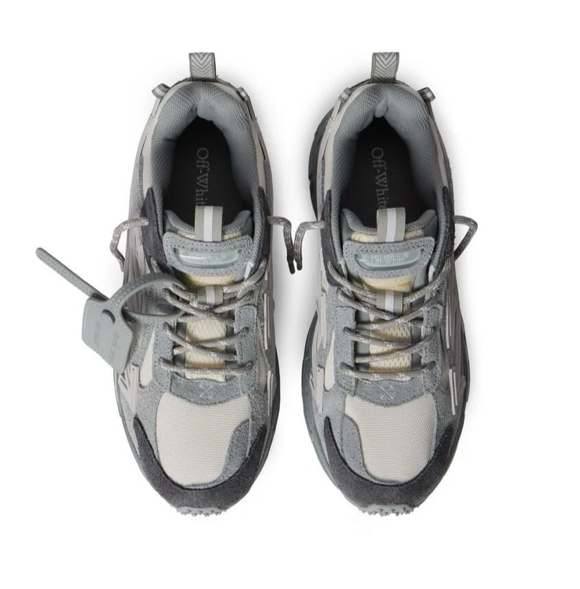 OFF WHITE BE RIGHT BACK GREY SUEDE