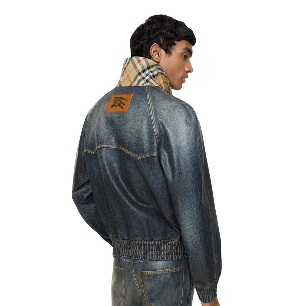 BURBERRY COATED DENIM JACKET