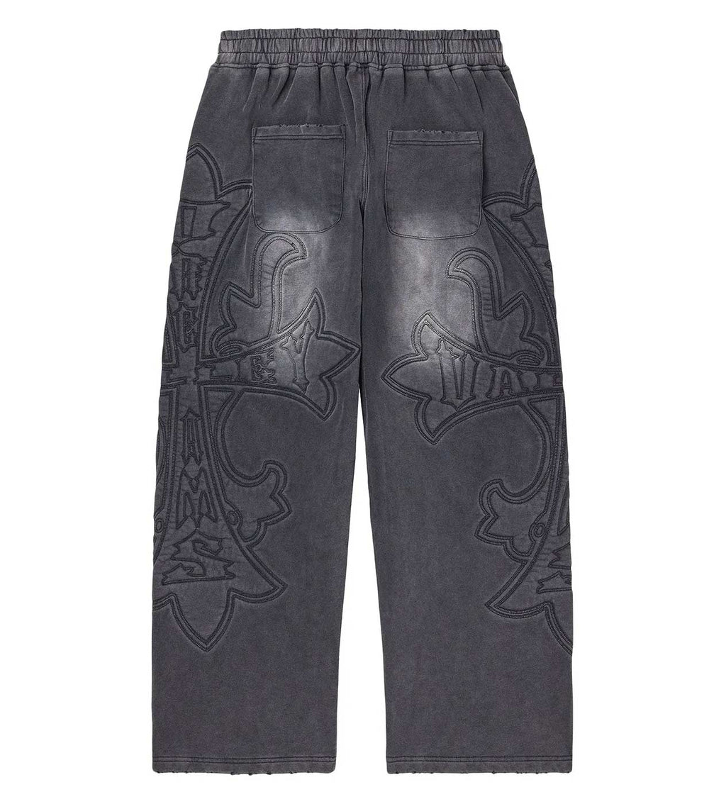 VALLEY CARVER SWEATPANTS WASHED BLACK