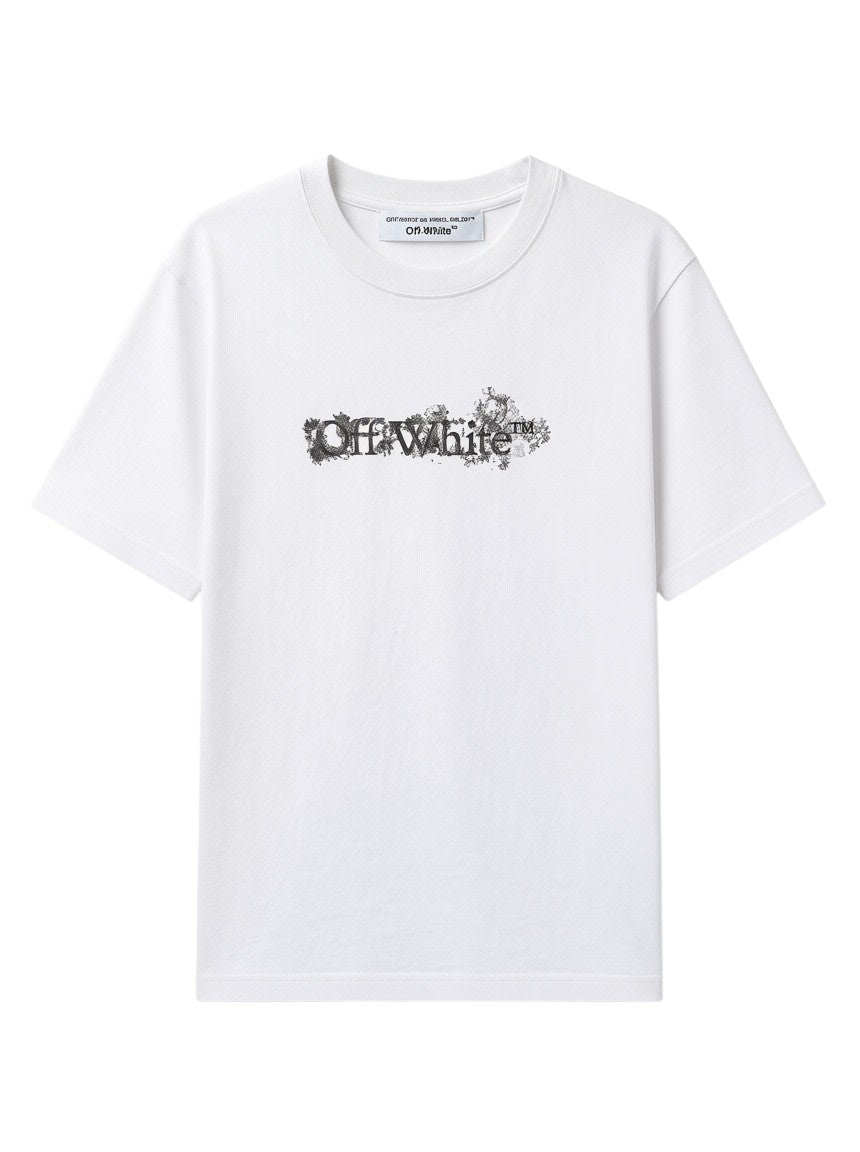 OFF WHITE HERALDIC ARROW SLIM T-SHIRT WHITE