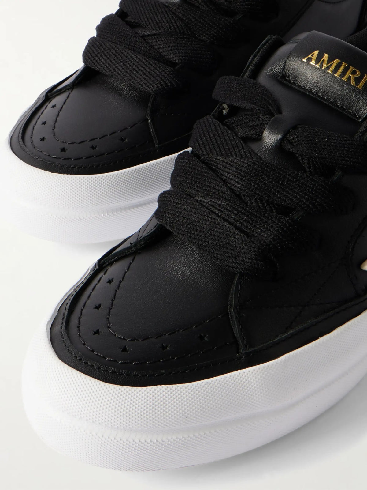 AMIRI SUNSET SKATE LOW BLACK WHITE