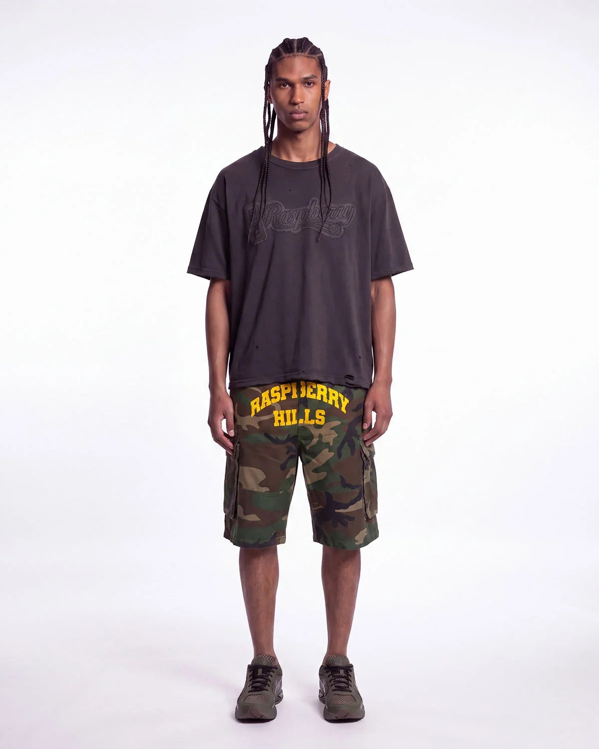 GALLERY RASPBERRY HILLS GV CAMO SHORTS