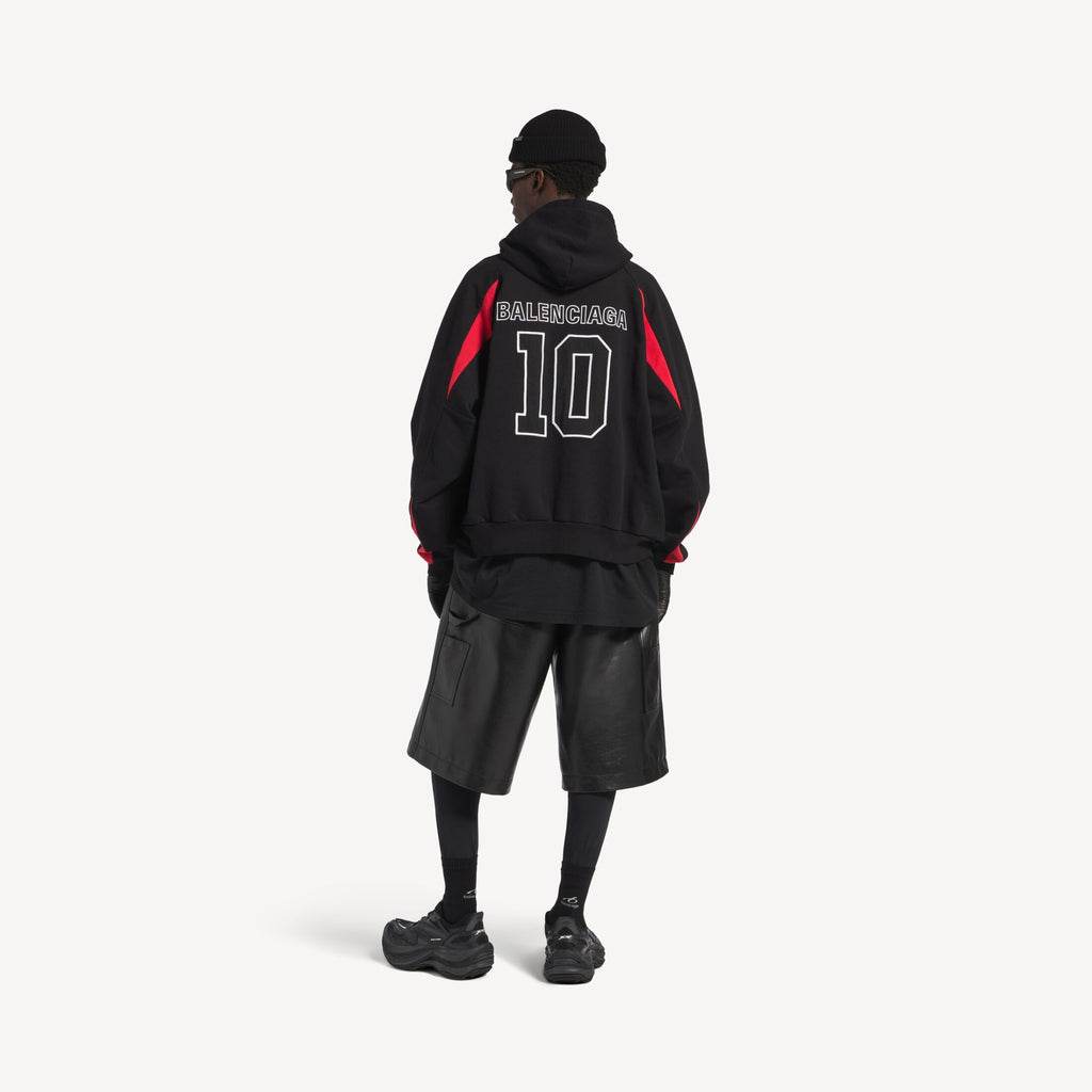 BALENCIAGA X NBA ZIP UP JACKET BLACK