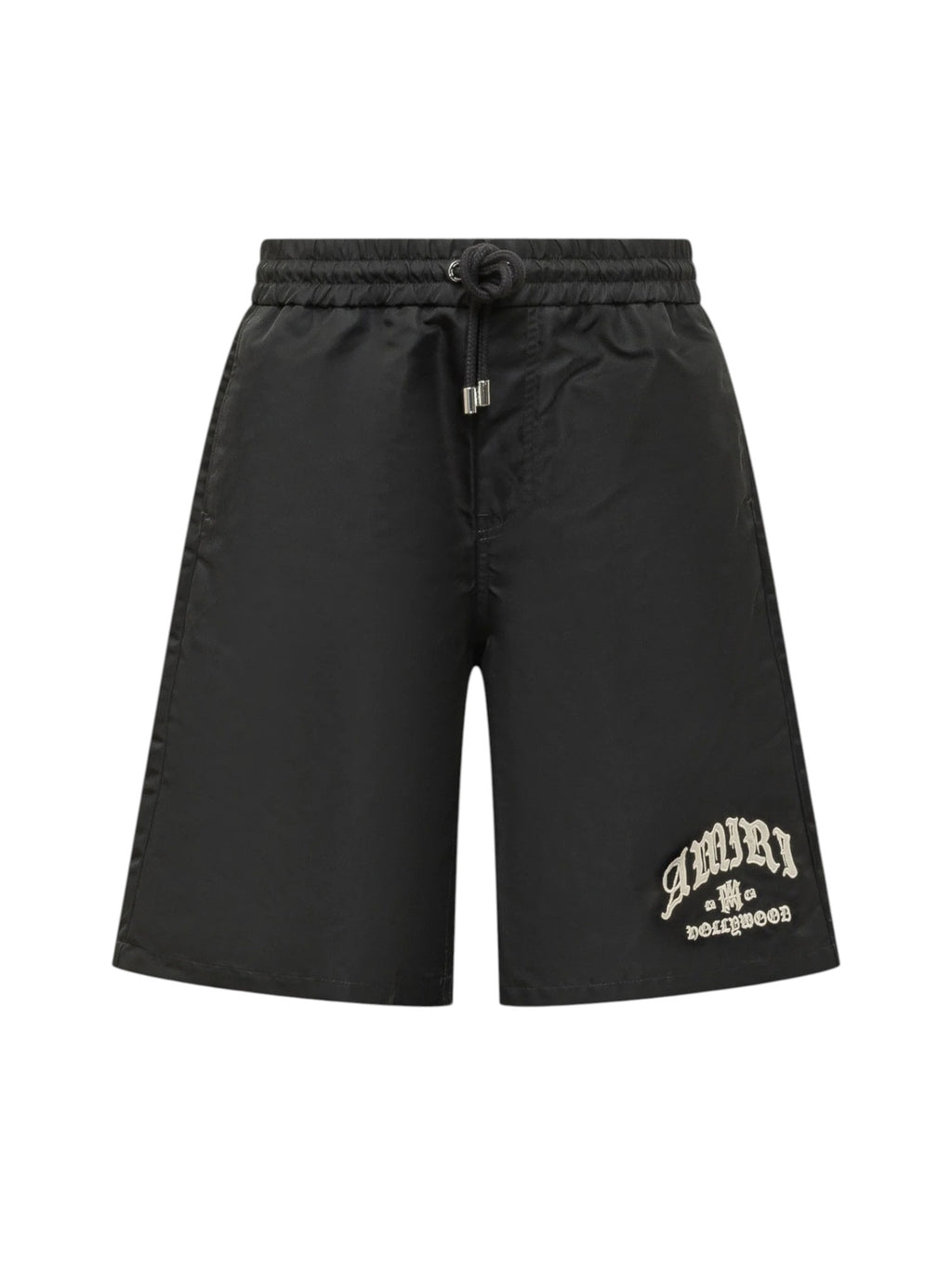 AMIRI HOLLYWOOD SHORTS BLACK NYLON