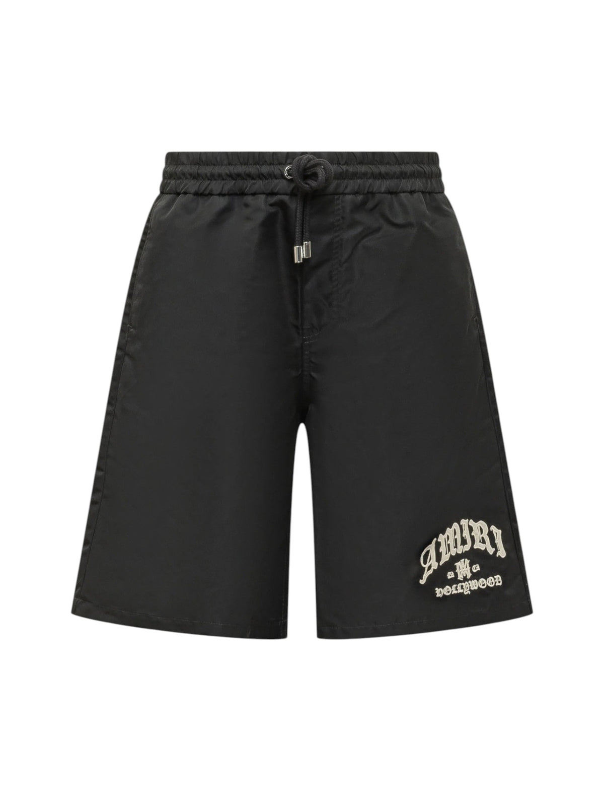 AMIRI HOLLYWOOD SHORTS BLACK NYLON