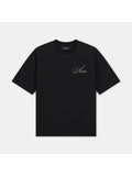 AMIRI CRYSTAL SCRIPT T-SHIRT BLACK