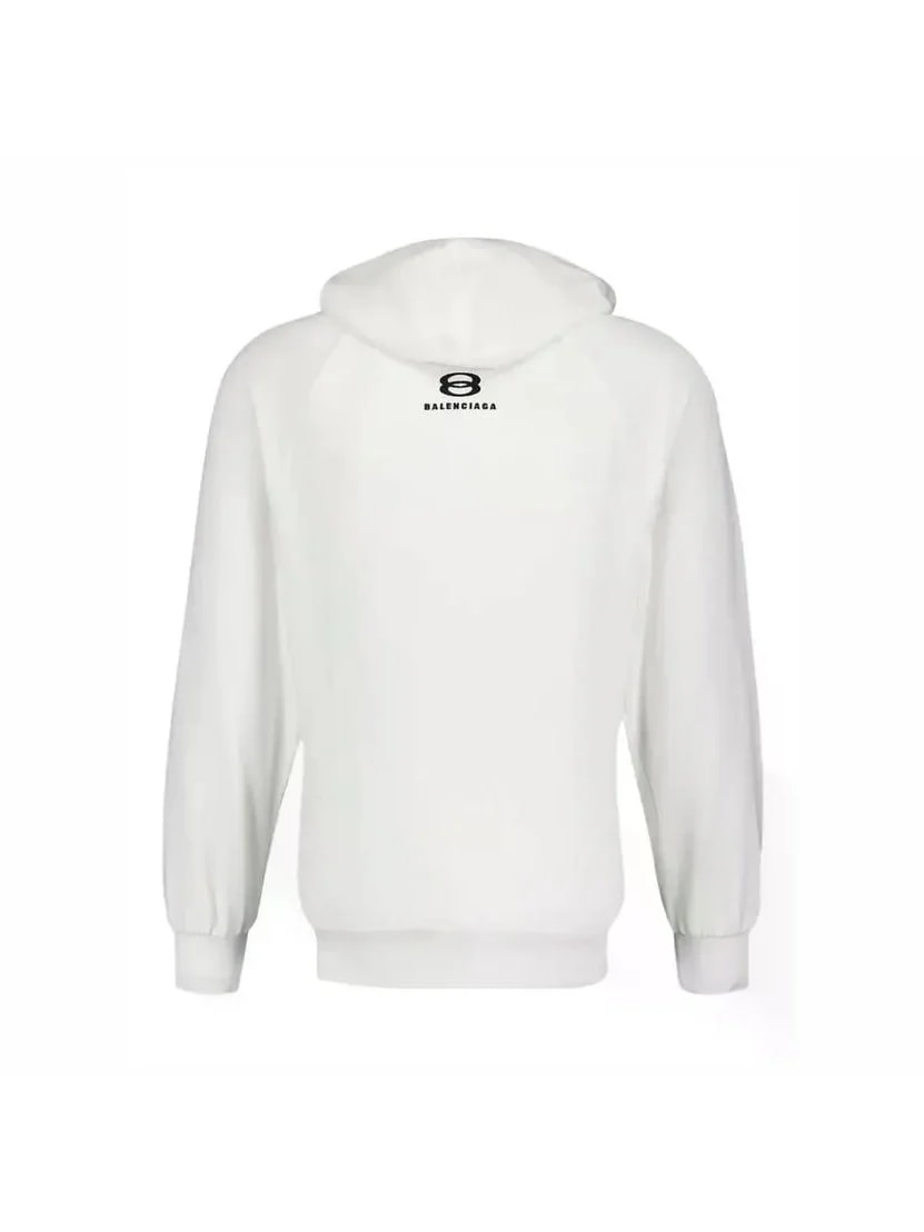 BALENCIAGA UNITY SPORTS ICON WHITE ZIP UP