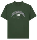BALENCIAGA MAISON LOGO T-SHIRT GREEN
